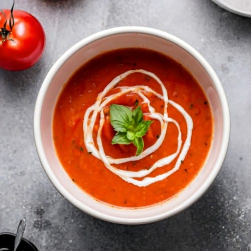 Tomato Basil Soup.