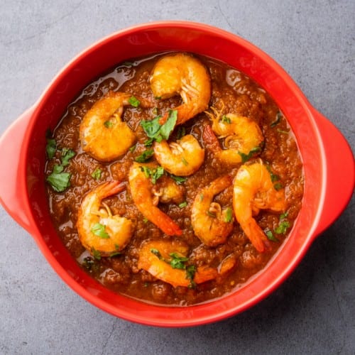 Kadai Shrimp.